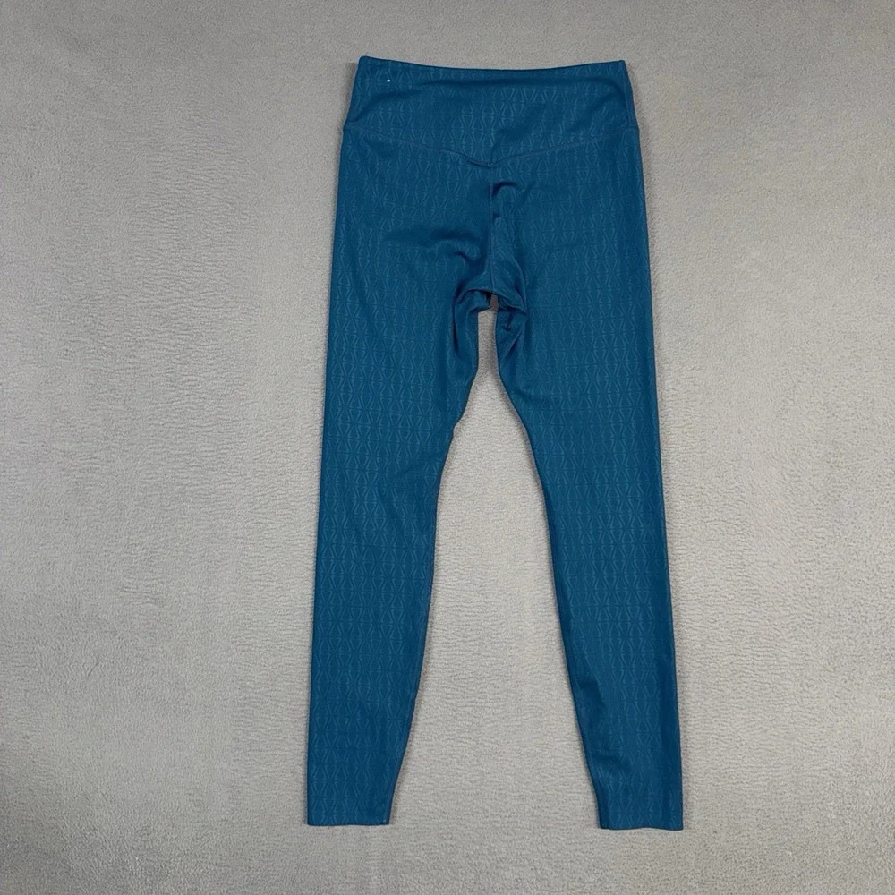 Nike Pants Womens Medium Marina Blue Legging One Lux Stretch Pull On Dri Fit